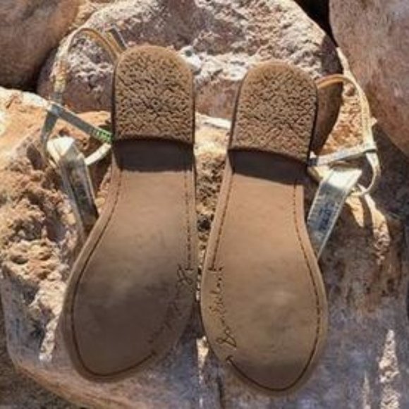 Sam Edelman Gigi gold shimmer sandal - Picture 3 of 3